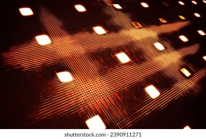 Computer chips data traces abstract background