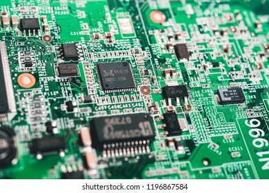 Computer circuit board. High technology. Electric circuit. Motherboard. Laptop motherboard