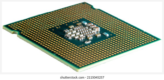 Computer Cpu Processor Back Side Stock Photo 2115045257 | Shutterstock