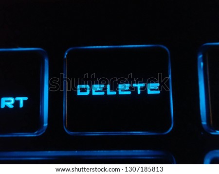 computer delete key
