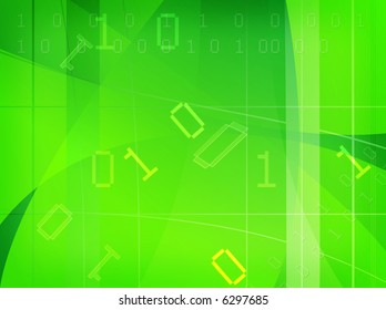 Computer designed modern business binary code background