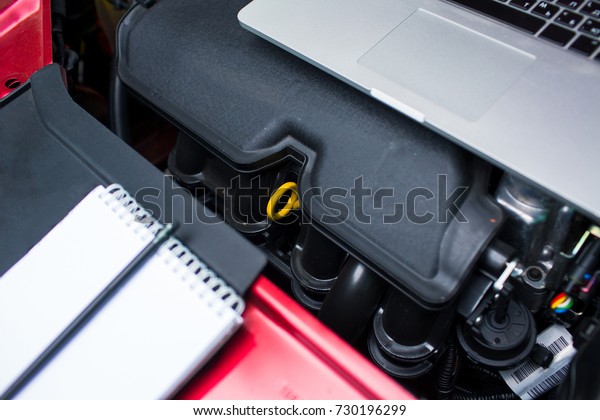 Computer diagnostics of the
car.