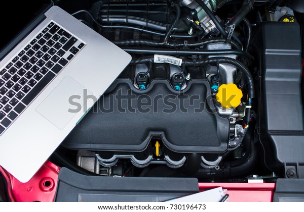 Computer diagnostics of the\
car.