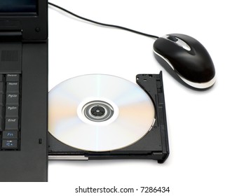 Cd Rom Drives Computer Disk Drive And Mouse PPT template 34 ...