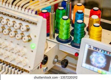  Computer Embroidery Machine. Industrial Embroidery Equipment. Programmable Embroidery Machine. Embroidery Patterns.