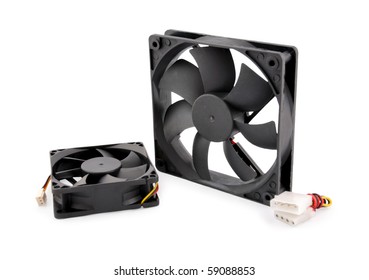 The Computer Fan Isolated On White Background