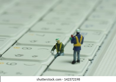 Computer fixing.
