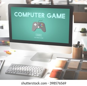 Computer Game Electronic Strategy Solution Sports Concept