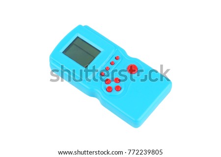 Computer game pocket. Isolated on white.                               