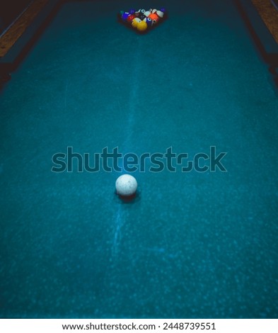 Similar – Image, Stock Photo Zack and in! Pool (game)