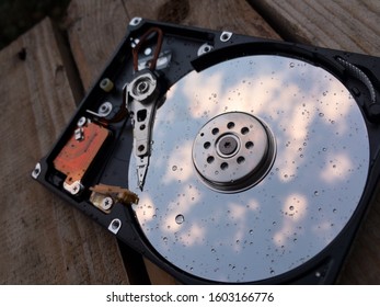 computer hard disk from inside