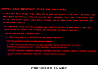 The computer is infected with the virus Petya.A