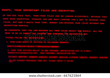 The computer is infected with the virus Petya.A