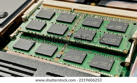 Computer integrated circuit close-up wallpaper