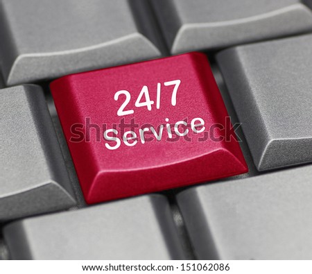 computer key - 24/4 service