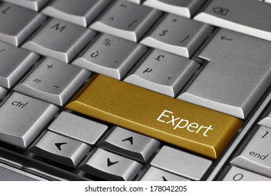 Computer Key gold - expert