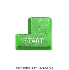 Computer key green - Start - Powered by Shutterstock - Get 15% off with code: PIKWIZARD15
