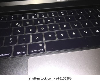 Computer keyboard backround unit isolate