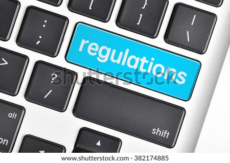 The computer keyboard button written word regulations .