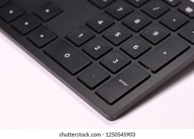 Computer keyboard closeup
