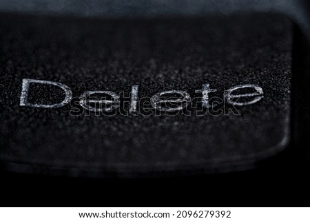 Computer keyboard delete key macro