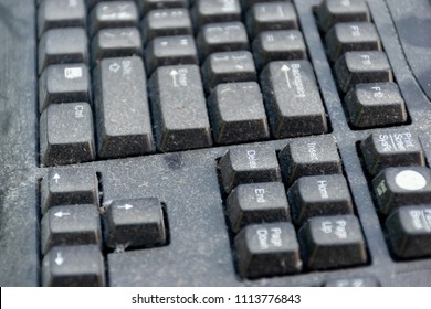 Computer Keyboard a dusty