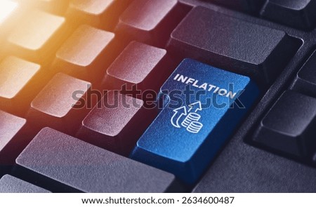 Computer keyboard with inflation button concept