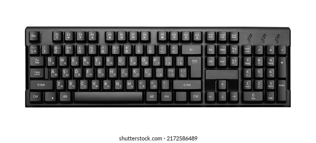 Computer Keyboard isolated on white background
