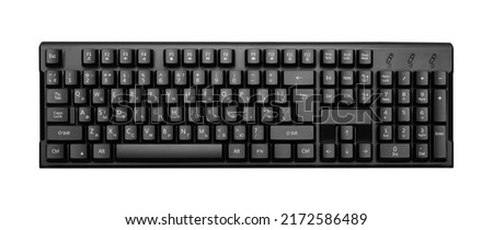 Computer Keyboard isolated on white background