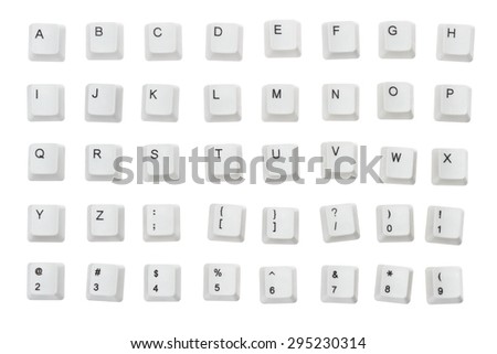 Computer Keyboard, Computer Key, Alphabet.