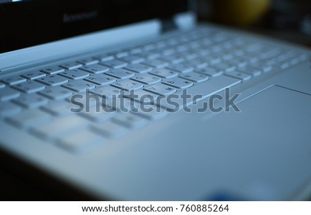 
computer keyboard. Laptop Keyboard