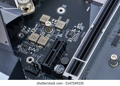 Computer Mainboard With PCI Express Expansion Card Slots