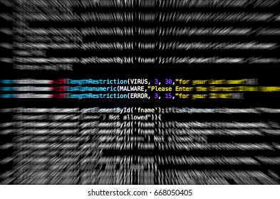Computer Mal-ware and virus attack and screen of source code and abstract technology background, Developer and programming with coding - Powered by Shutterstock - Get 15% off with code: PIKWIZARD15