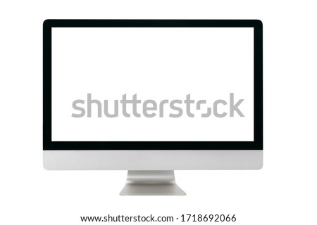 Computer monitor isolated on white background Foto d'archivio © 