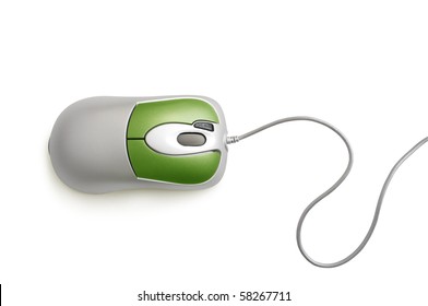 computer mouse isolated on white