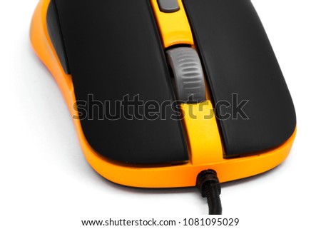 Computer mouse isolated on white background
