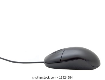 Computer Mouse Isolation Side View