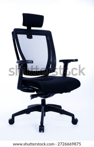 Computer multi-functional chair white background image