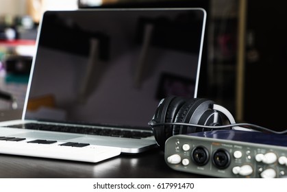 Computer Music Home Setup Recording Equipment Studio