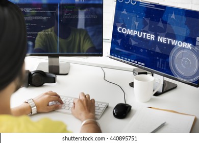 Computer Network Internet Connection Digital Concept