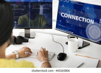 Computer Network Internet Connection Digital Concept