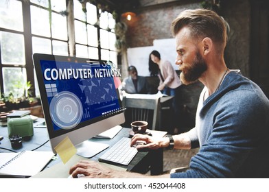 Computer Network Internet Connection Digital Concept