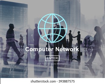 Computer Network Technology Online Internet Website Concept