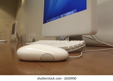 computer in an office