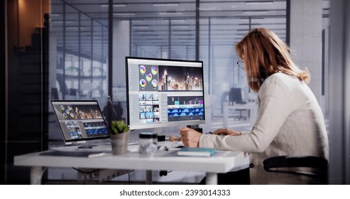 Computer Photo Editing for Video Production and PC Picture - Powered by Shutterstock