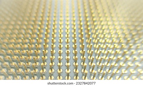 Computer processor with contact legs
