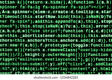 Computer program preview. Programming code typing. Information technology website coding standards for web design - Powered by Shutterstock - Get 15% off with code: PIKWIZARD15
