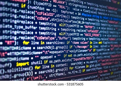 Computer programming often shortened to programming is a process for original formulation of computing problem to executable computer programs such as analysis, developing, algorithms and verification - Shutterstock ID 531875605