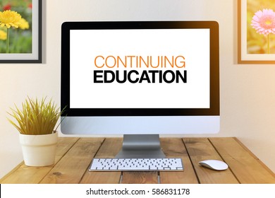 COMPUTER SCREEN CONCEPT : Continuing Education