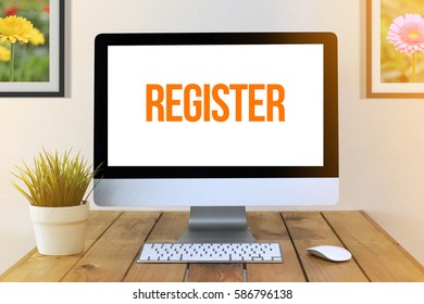 COMPUTER SCREEN CONCEPT : REGISTER